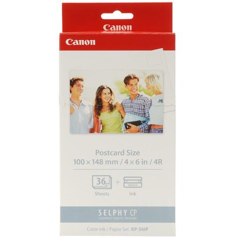Canon KP-36IP Postcard Size for Selphy 36stk 100x148mm + Skriveb&#229;ndskassett